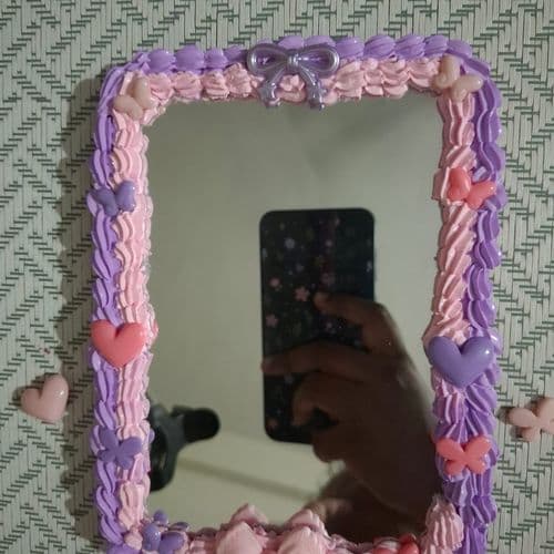 Bow & Heart Mirror