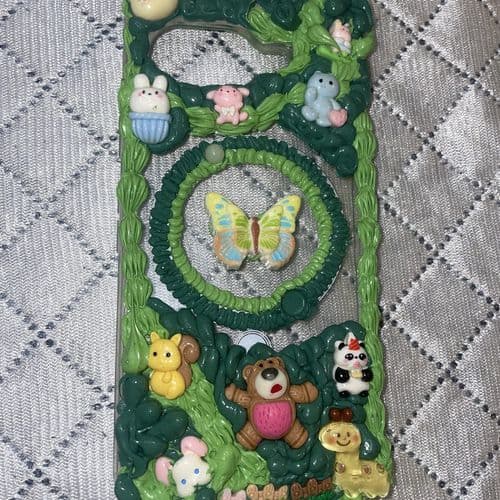 Green Butterfly Garden Case