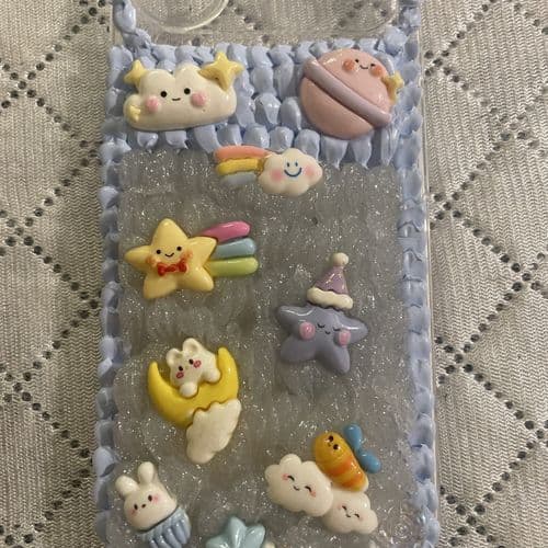 Pastel Cloud Star Case