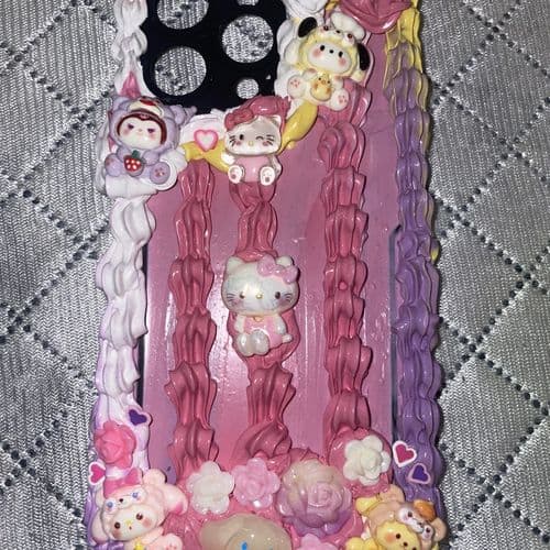 Pink Kitty Vertical Case