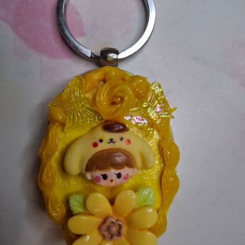 Sunshine Bear Keychain