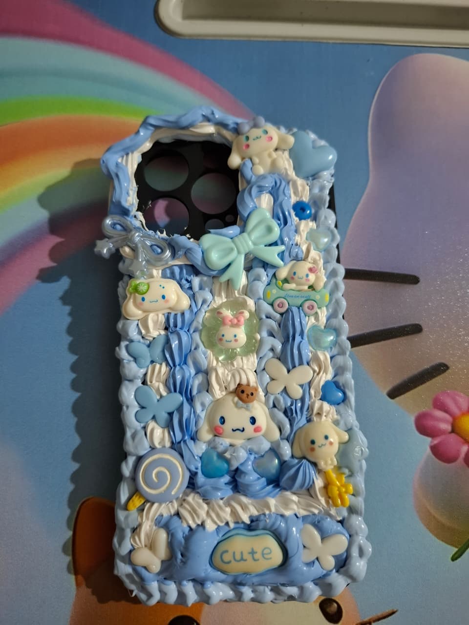 Cinnamoroll sky blue decoden phone case